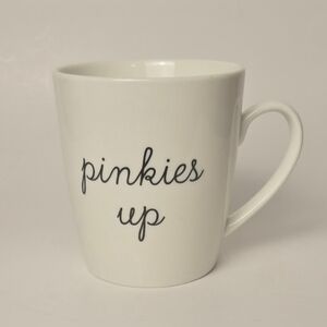 Indigo “Pinkies Up” Ceramic Mug – Fun Coffee Tea Cup